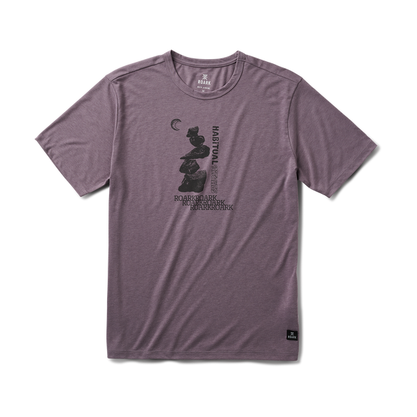 roark Mathis Active Short Sleeve Tee in Shark