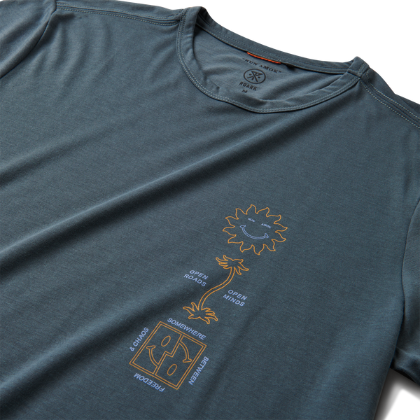 Roark Mathis Short Sleeve Active Tee - Blue | Roark