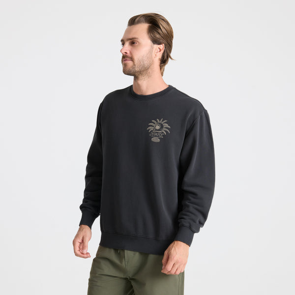 Roark Moto Fleece In Onyx