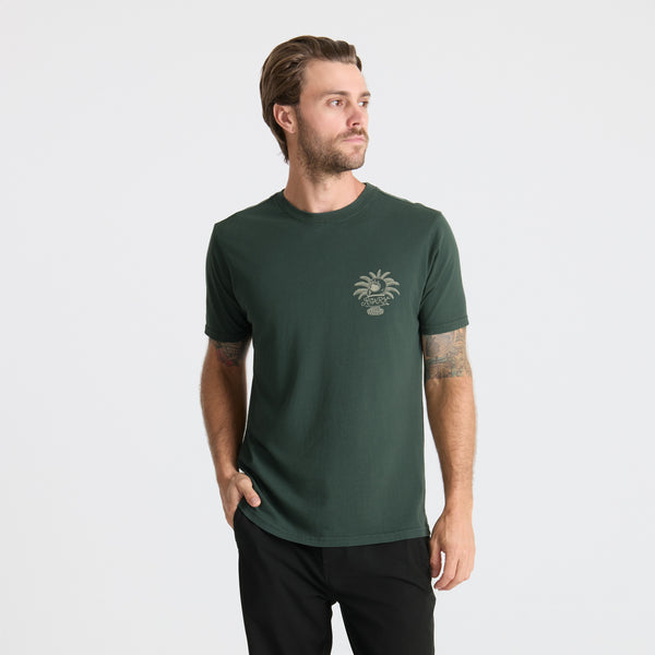 Roark Moto Premium Tee In Dark Forest