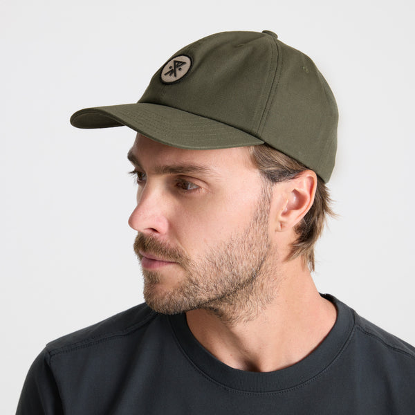 Roark Nomad Strapback Hat In Military