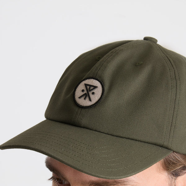 Roark Nomad Strapback Hat In Military