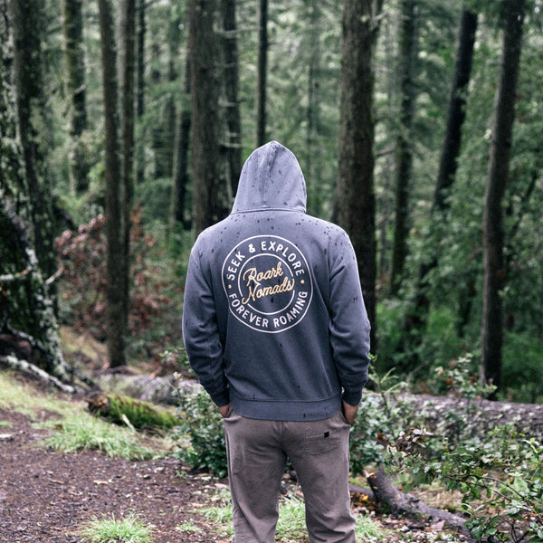 Roark Nomads Badge Fleece In Onyx