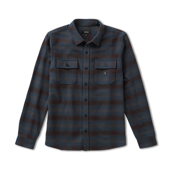 roark Nordsman Cotton Flannel in Dark Burgundy