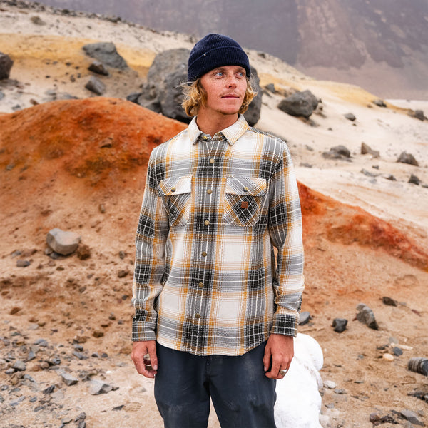 Roark Nordsman Cotton Flannel In Ivory