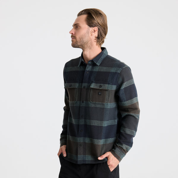 Roark Nordsman Flannel In Deep Navy