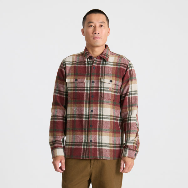 Roark Nordsman Flannel In Sangria