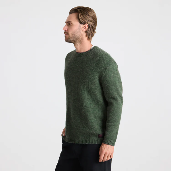 Roark Nordsman Wool Sweater In Dark Forest