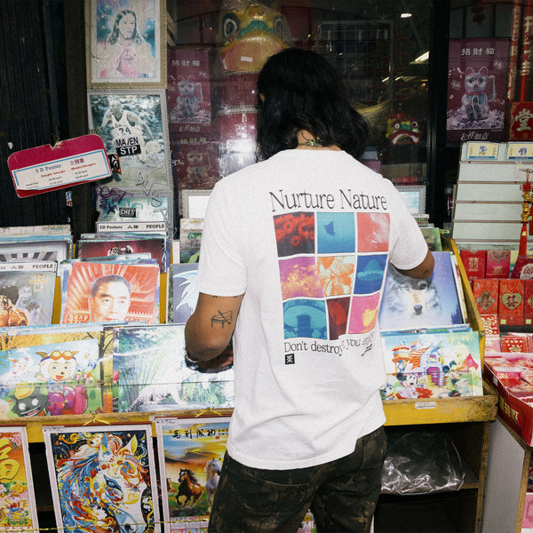 Roark Nurture Nature Premium Tee In Off White