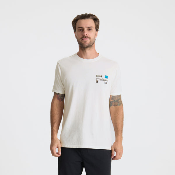 Roark Nurture Nature Premium Tee In Off White