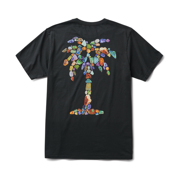 roark Opal Palm Premium Tee in Black