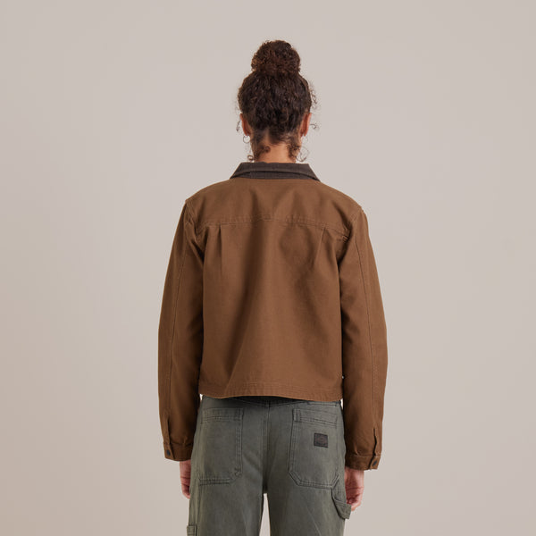 Roark Open Roads Canvas Jacket In Otter