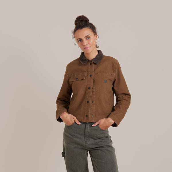 Roark Open Roads Canvas Jacket In Otter