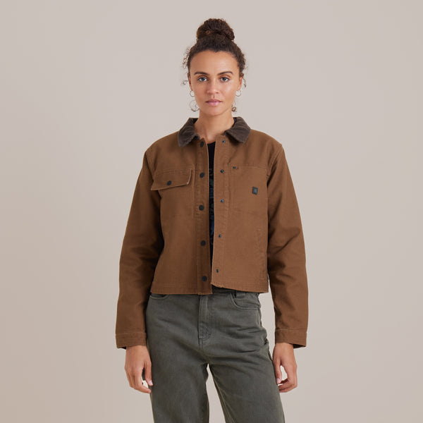 roark Open Roads Canvas Jacket in Otter