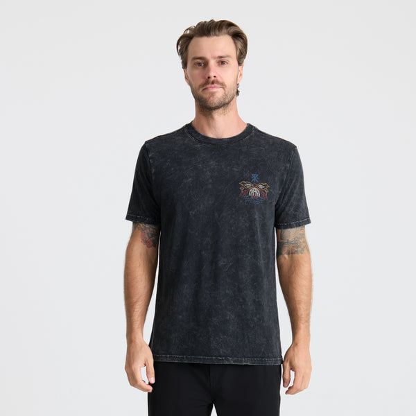 Roark Open Roads Premium Tee In Black
