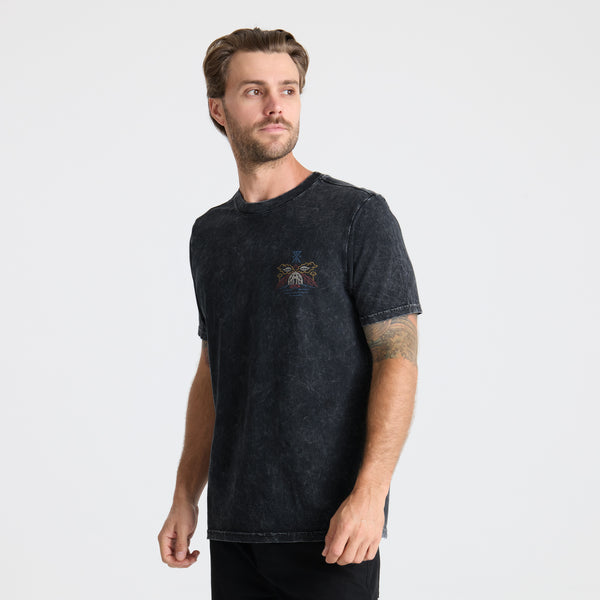 Roark Open Roads Premium Tee In Black