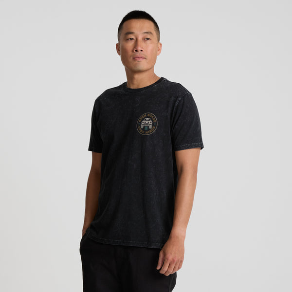 Roark Open Roads Premium Tee In Black