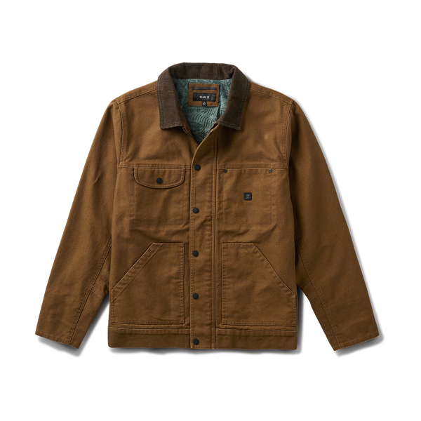 roark Open Roads Waxed Canvas Jacket in Otter