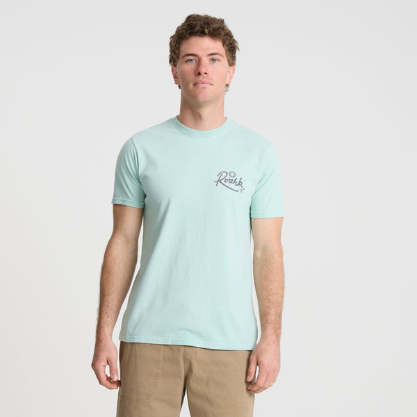 Roark Palm Gorge Premium Tee In Harbor