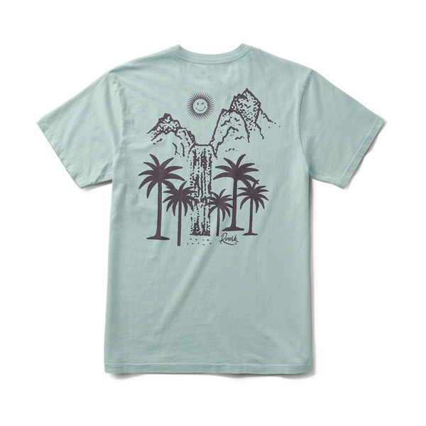 roark Palm Gorge Premium Tee in Harbor