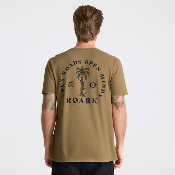Roark Palma Chilena Premium Tee In Khaki