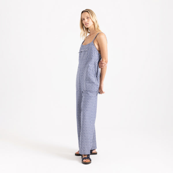 Roark Paseo Overall Jumpsuit In Indigo