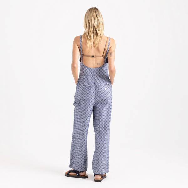 Roark Paseo Overall Jumpsuit In Indigo