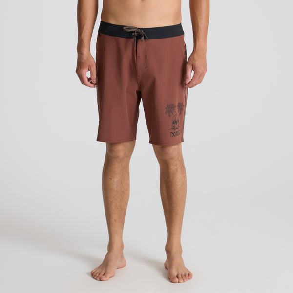 Roark Passage 18.5" Boardshorts In Red Clay