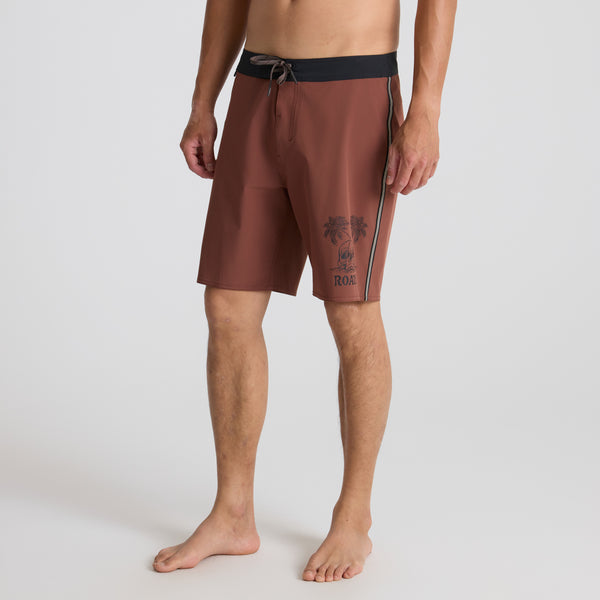 Roark Passage 18.5" Boardshorts In Red Clay