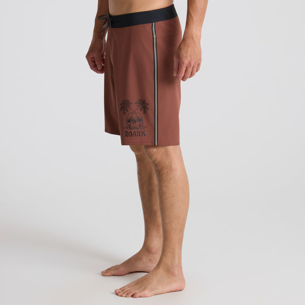 Roark Passage 18.5" Boardshorts In Red Clay