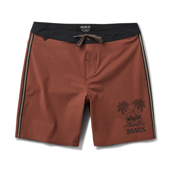 roark Passage 18.5" Boardshorts in Red Clay
