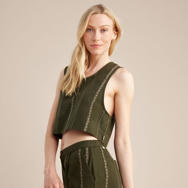 Roark PIC Tank Top - Dark Military | Roark