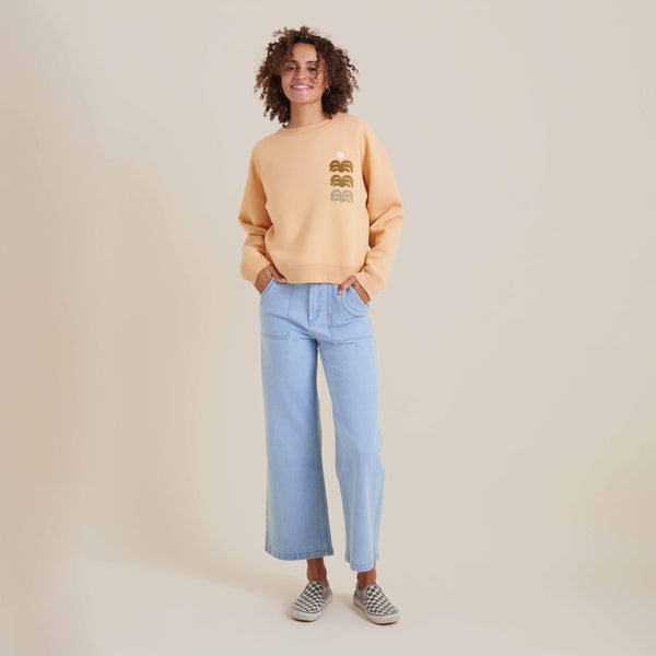 roark Port Crew in Tangerine