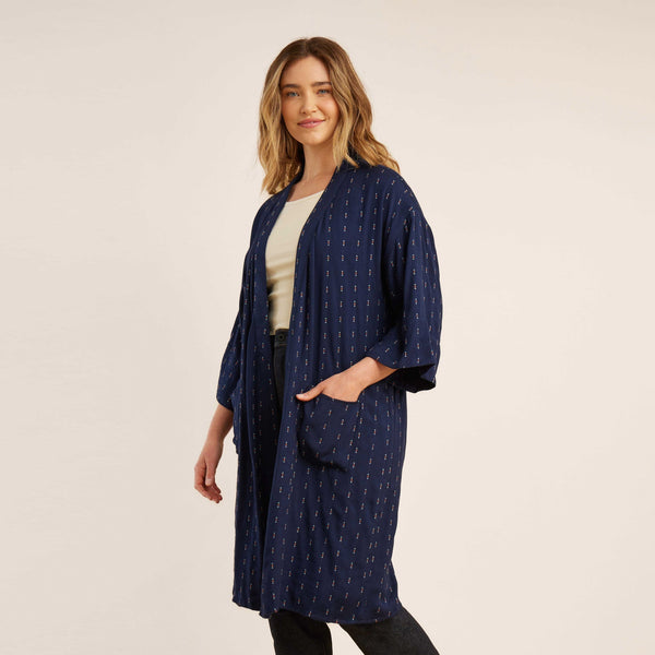 Roark Rishiri Robe - Dark Navy | Roark