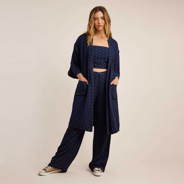 Roark Rishiri Robe - Dark Navy | Roark