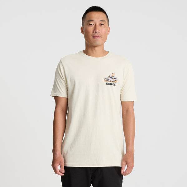 Roark Road Trip Club Premium Tee In Ivory