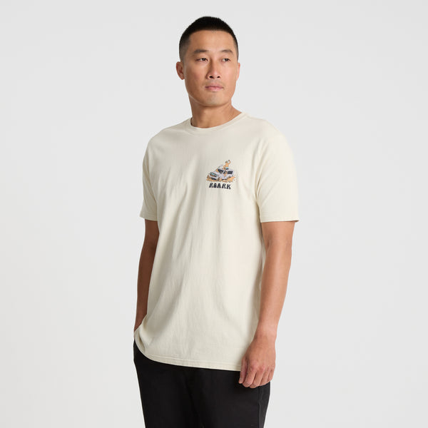 Roark Road Trip Club Premium Tee In Ivory