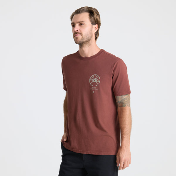 Roark Roark Expeditions Premium Tee In Red Clay