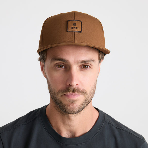 Roark Safecamp Snapback Hat In Dark Khaki