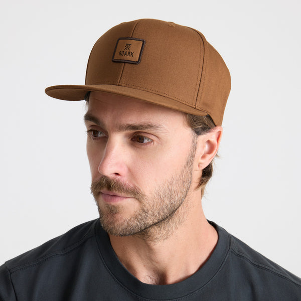 Roark Safecamp Snapback Hat In Dark Khaki