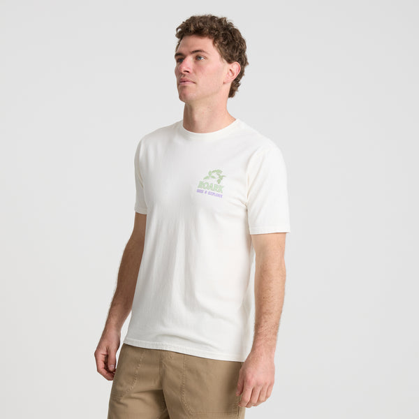 Roark Seek & Explore Premium Tee In Off White