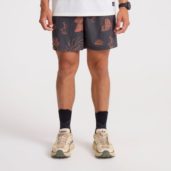 Roark Serrano Active Stretch Shorts In Onyx