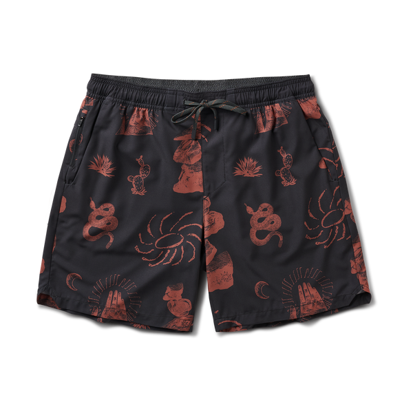 roark Serrano Active Stretch Shorts in Onyx