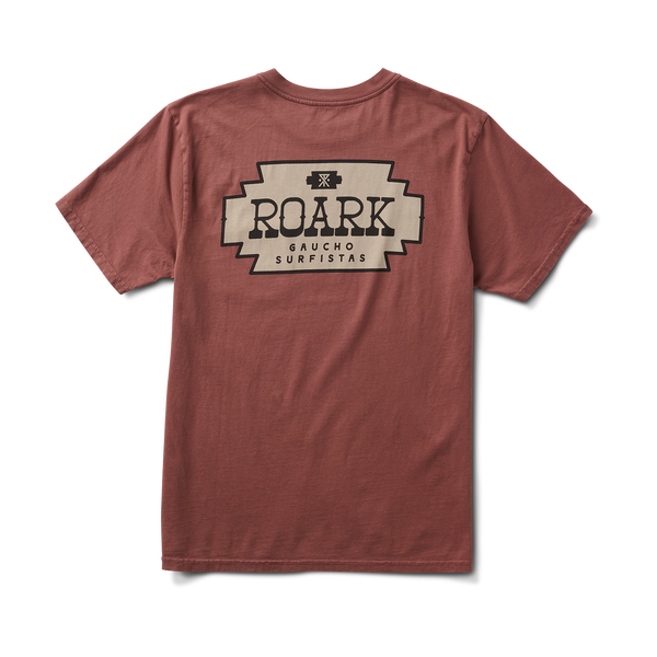 roark Shield Pocket Premium Tee in Red Clay