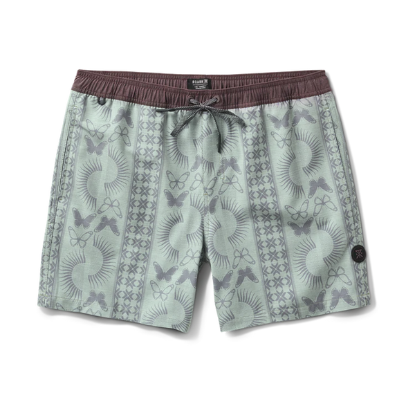 roark Shorey Trunks in Seafoam Print