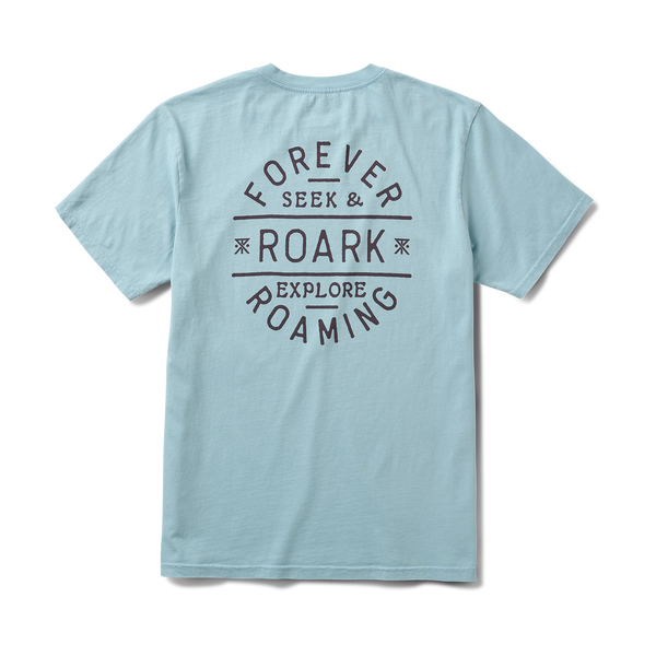 roark Stamp Premium Tee in Dusty Blue