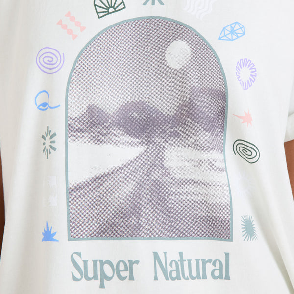 Roark Super Natural Oversized Premium Tee In Mist