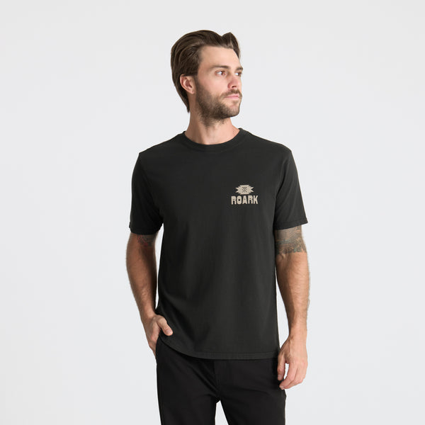 Roark Surfista Premium Tee In Black