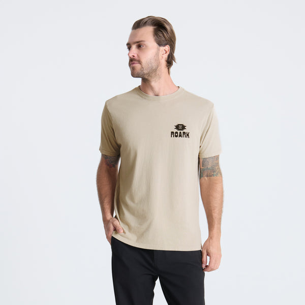 Roark Surfista Premium Tee In Fossil