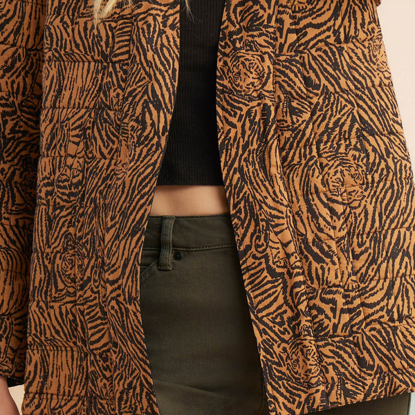 Roark Tora Quilted Jacket - Tobacco | Roark